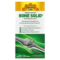 Country Life, Triple Action Bone Solid, 180 капсул Дніпр Дніпро