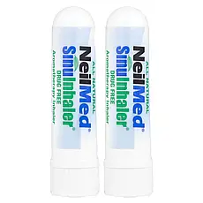 NeilMed, SinuInhaler, ароматерапевтичний інгалятор, без ліків, 2 інгалятори, 0,4 г (0,014 унції), Київ