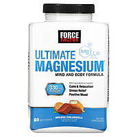 Force Factor, Ultimate Magnesium, апельсиновий крем, 165 мг, 60 жувальних таблеток Дніпр Дніпро