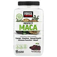 Force Factor, Perfect Maca, темна вишня, 60 жувальних таблеток Superfood Дніпр Дніпро