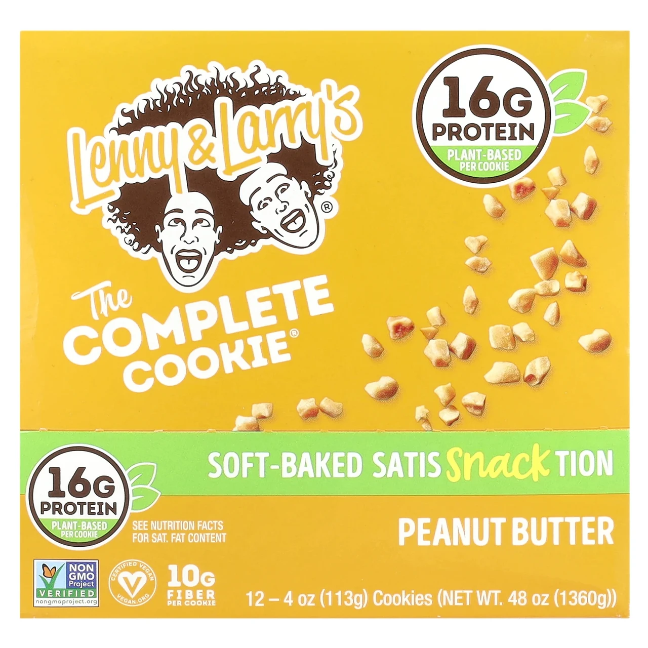 Lenny & Larry's, The Complete Cookie®, арахісова паста, 12 різновидів печива, 113 г (4 унції), Київ
