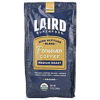 Laird Superfood, Перуанська кава, мелена, середнього обсмажування, 340 г (12 унцій)