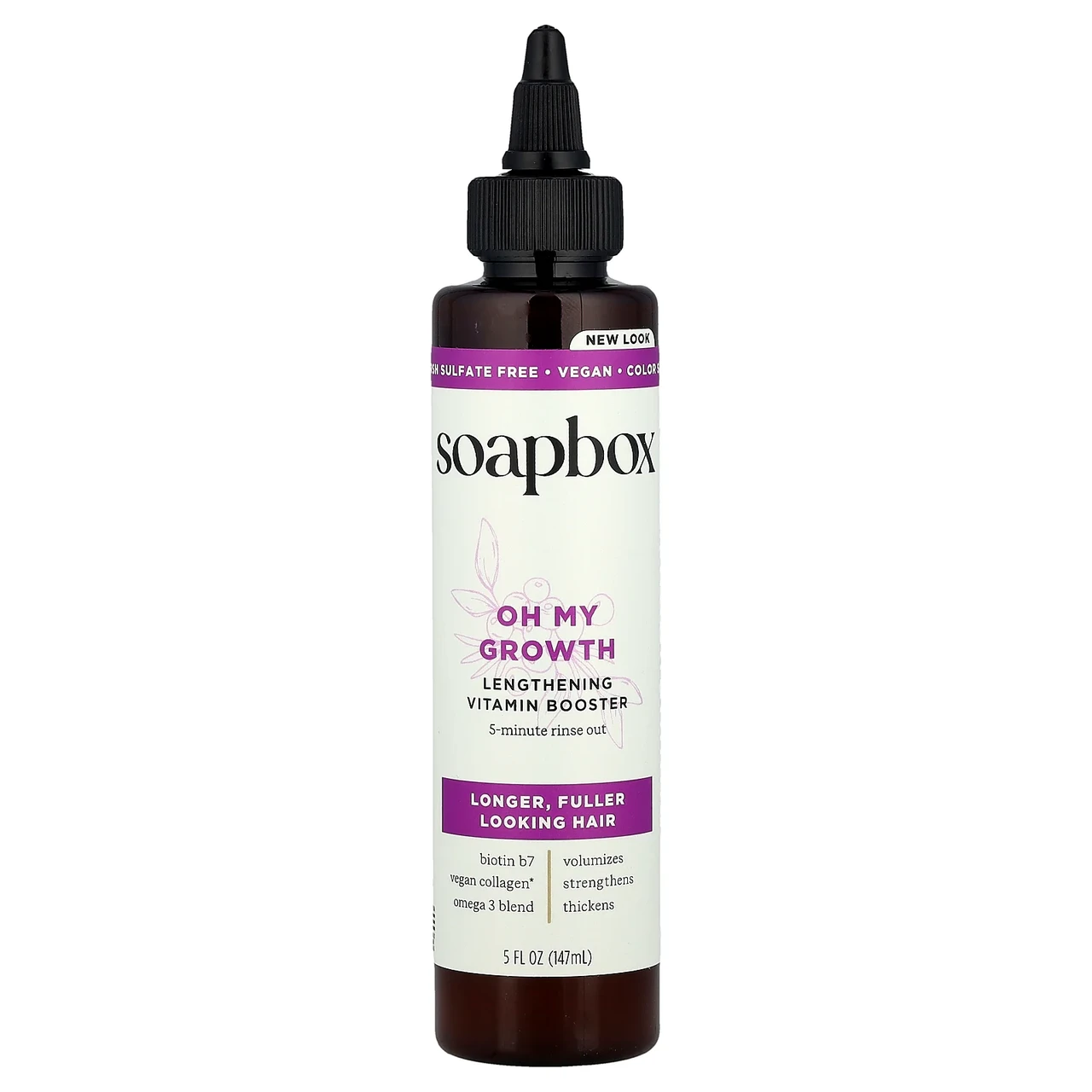 Soapbox, Oh My Growth, Lengthening Vitamin Booster, 5 fl oz (147 ml) Киев, Київ