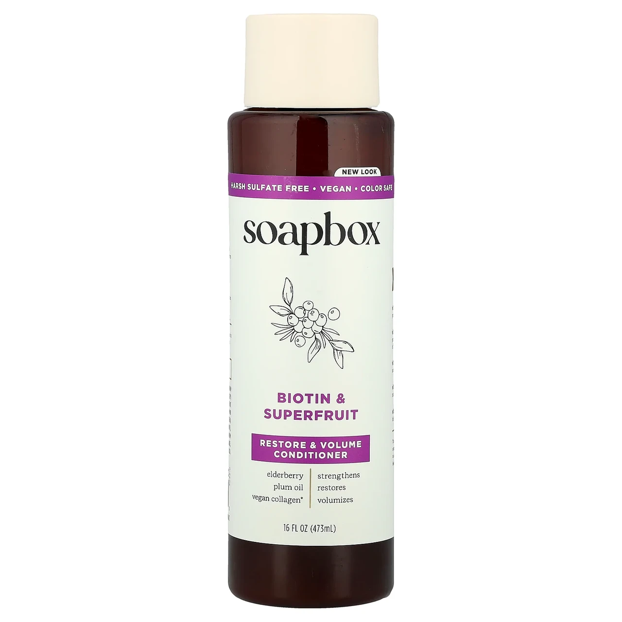 Soapbox, Strengthening Conditioner, Biotin & Superfruit Blend, 16 fl oz (473 ml) Киев, Київ