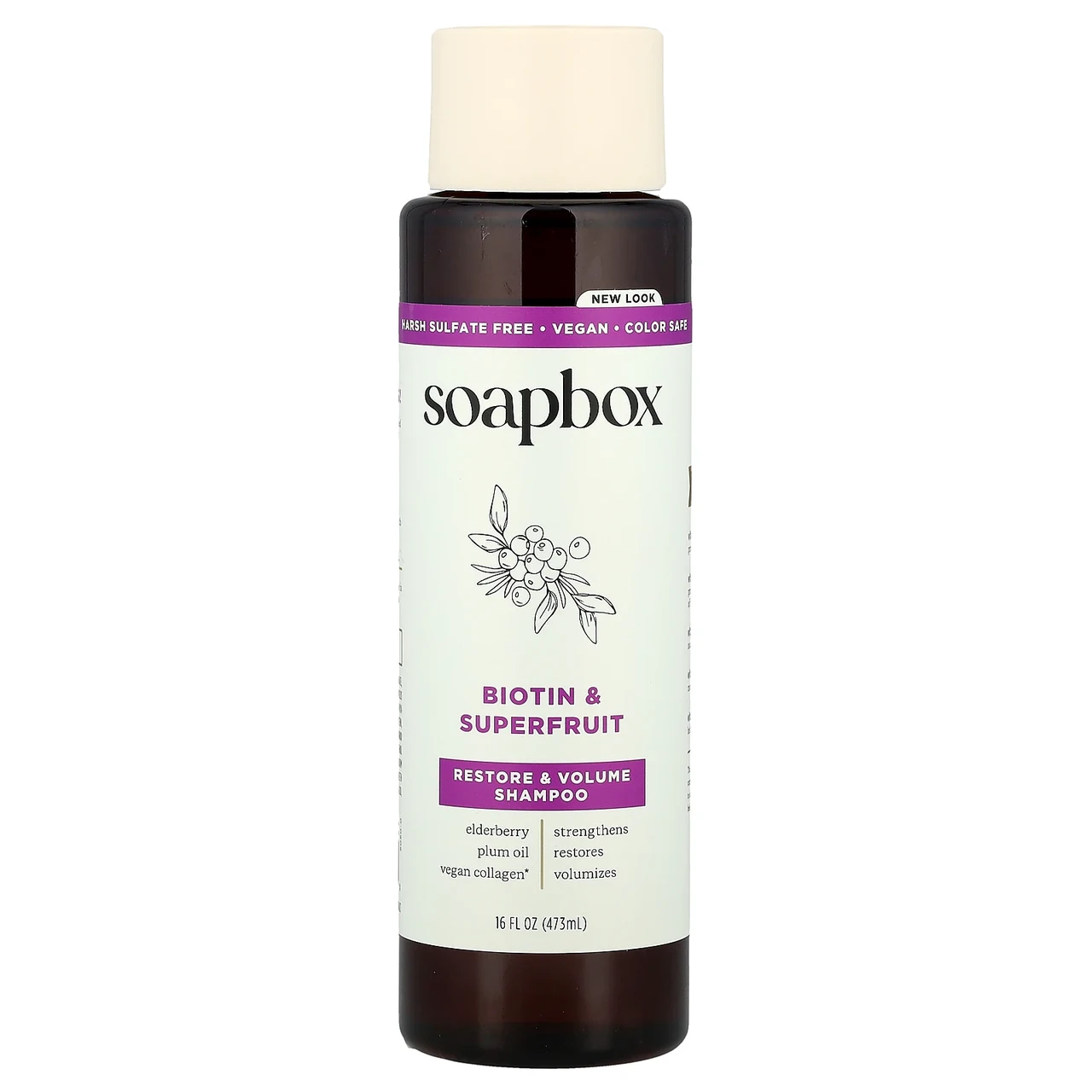 Soapbox, Strengthening Shampoo, Biotin & Superfruit Blend , 16 fl oz (473 ml) Киев, Київ