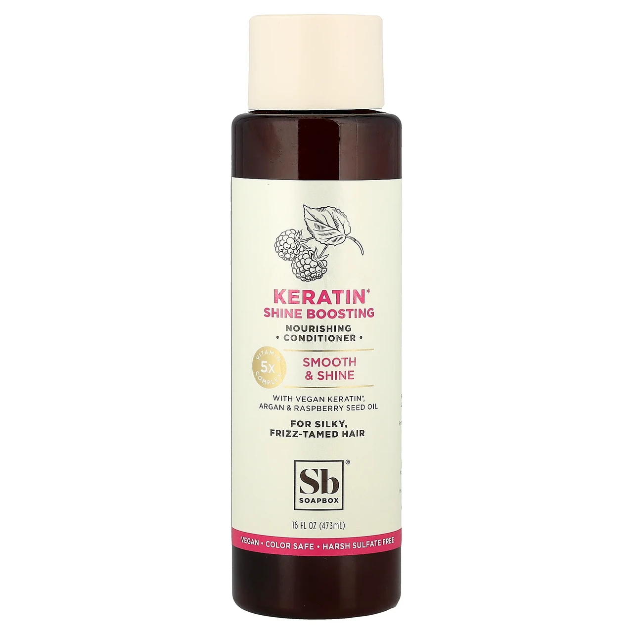 Soapbox, Nourishing Conditioner, Keratin Shine Boosting, For Silky, Frizz-Tamed Hair, 16 fl oz (473 ml) Киев, Київ
