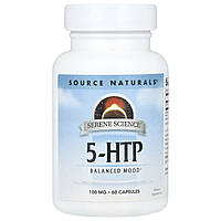 Source Naturals, Serene Science®, 5-HTP, 100 мг, 60 капсул