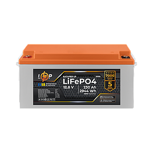 Акумулятор LP LiFePO4 12V-230 Ah (BMS 150A/75A) пластик для ДБЖ, фото 1