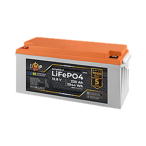 Акумулятор LP LiFePO4 12V-230 Ah (BMS 150A/75A) пластик для ДБЖ, фото 3