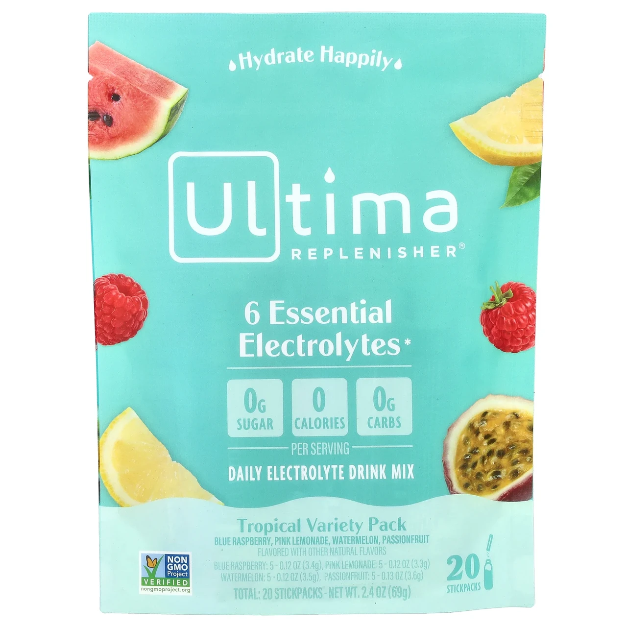 Ultima Replenisher, 6 незамінних електролітів, щоденна суміш електролітів, різноманітний набір, 20 стиків, Київ