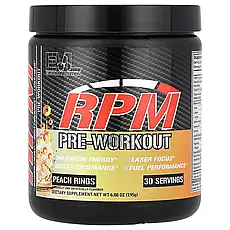 EVLution Nutrition, RPM, перед тренуванням, персикові кільця, 195 г (6,88 унції), Київ