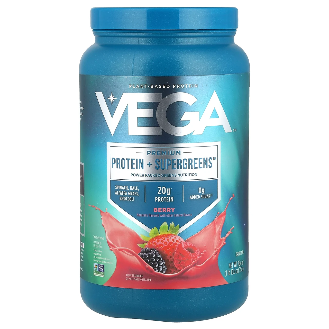 Vega, Рослинний білок і зелень, ягоди, 754 г (1 фунт 10,6 унції), Київ