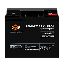 Акумулятор AGM LPM 12V-20 Ah під болт М5, фото 2