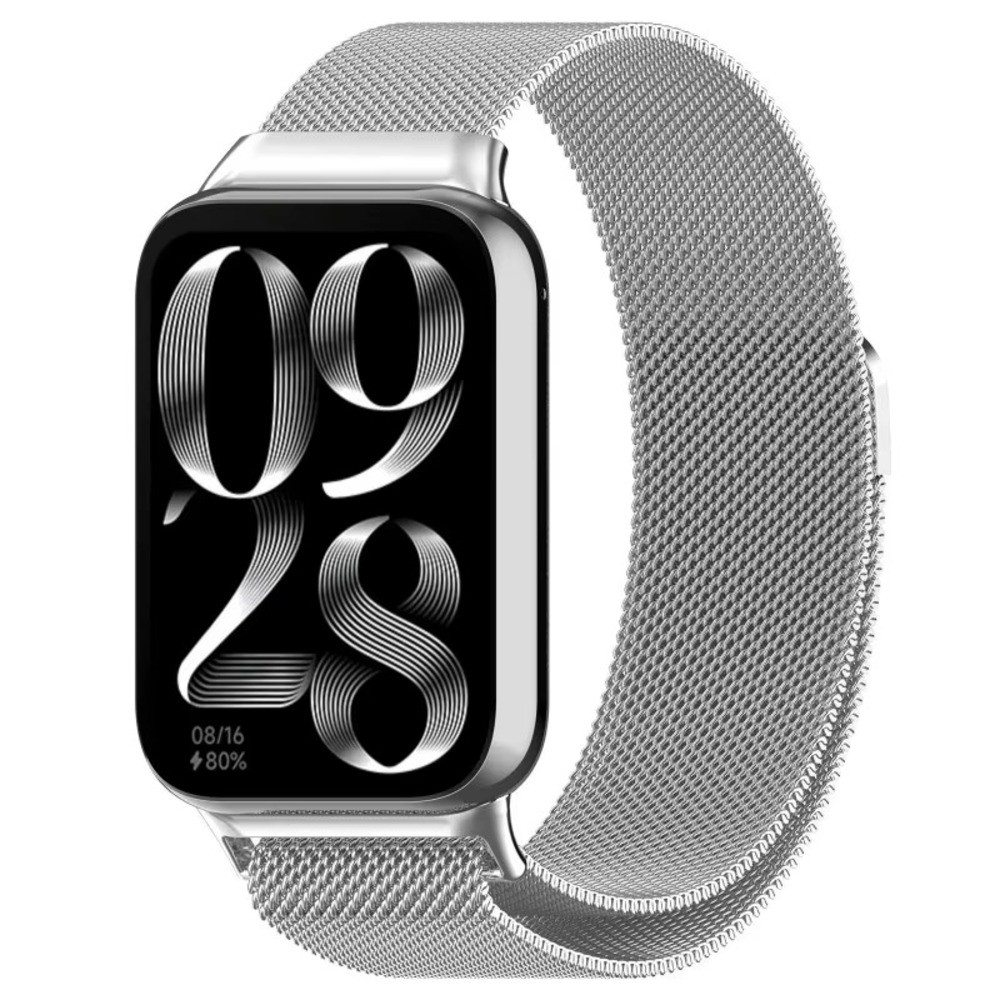 Ремінець для годинника Redmi Watch 4 Active/Lite, Redmi Watch 5 Active/Lite Milanese design Silver