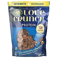 Nature's Path, Love Crunch®, протеїн, органічна гранола преміальної якості, темний шоколад і мигдальна