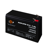 Акумулятор AGM LPM 12V - 7 Ah, фото 5