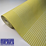 Шпалери вінілові 10.5 × 0.53 м Marburg 6615-40, салатові з геометричним візерунком, для кухні, передпокою, вітальні, фото 2
