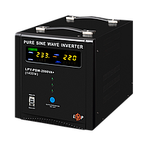 ДБЖ LogicPower LPY-PSW-2000VA+ (1400Вт) 10A/20A з правильною синусоїдою 24V, фото 3