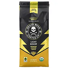 Death Wish Coffee, Мелена кава преміальної якості, легкого обсмажування, 283 г (10 унцій), Київ