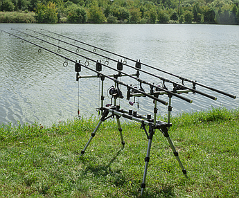 Род Под Touglon SBY2 трансформерSmoke Gun на 4 вудлища Carp Rod Pod профі