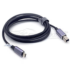 Кабель Type-C — BM, ганчірний, 2.0 м