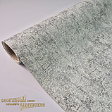 Шпалери вінілові 0,53 × 10,05 м Слов’янські Шпалери 5802-10, сірі для вітальні, спальні, кухні, коридору, фото 2