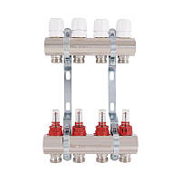 Колектор з витратомірами Thermo Alliance Standart 1" 4 виходи SD235W4