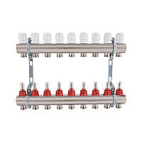 Колектор з витратомірами Thermo Alliance Standart 1" 9 виходів SD235W9
