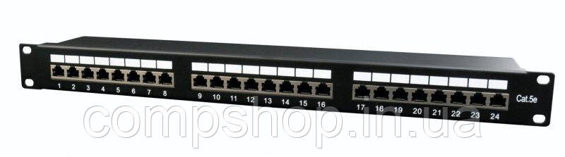 Патч-панель Cablexpert NPP-C524-002  Cat 5, 24 порти, FTP  (код 149643)
