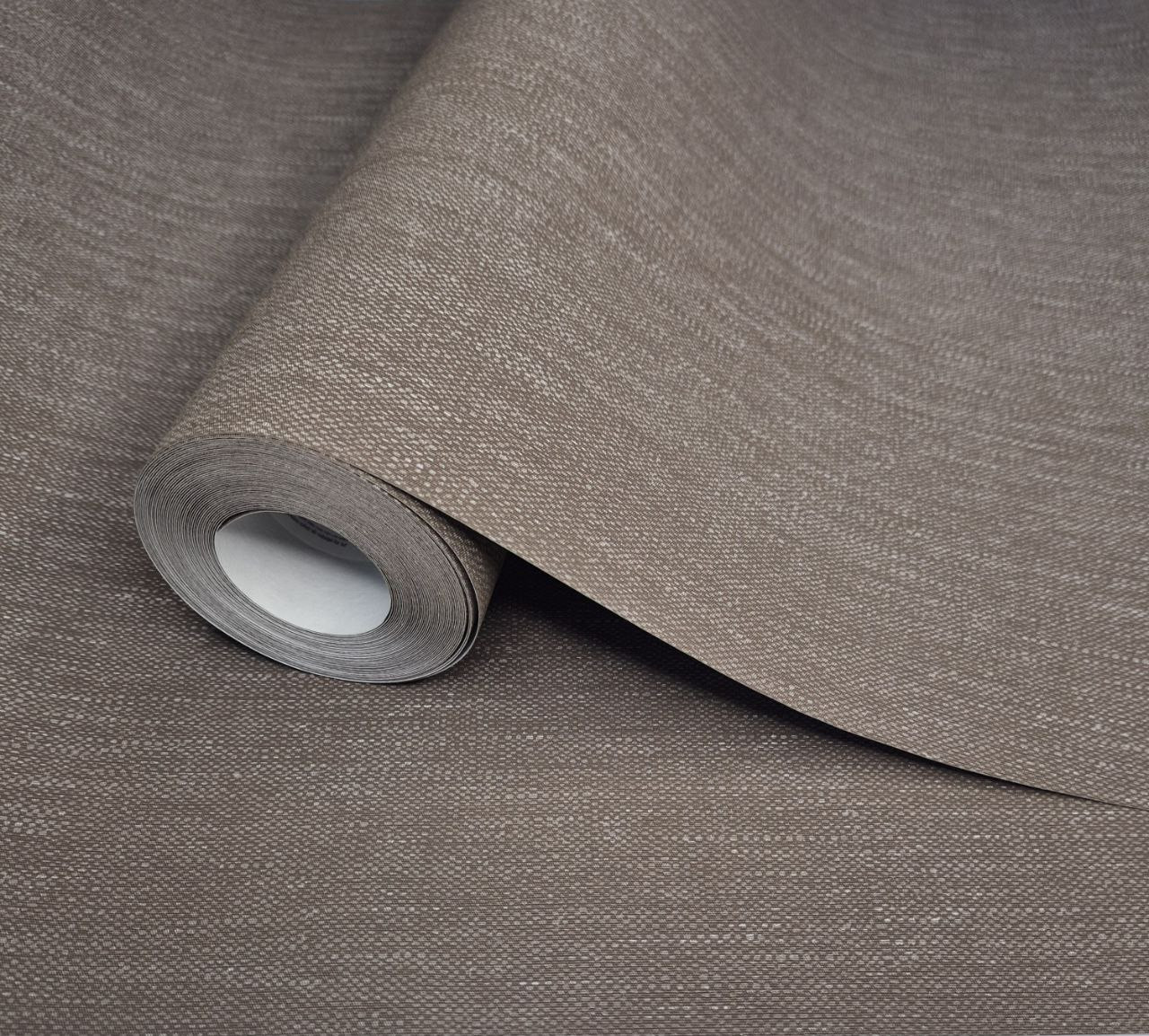 Шпалери вінілові 10 × 0.53 м Marburg 59061, коричневі текстурні для вітальні, спальні, кухні, коридору, фото 1