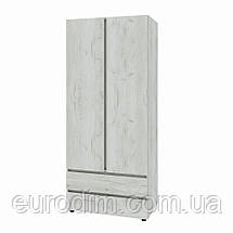 Шафа дводверна Еверест ШЛ-2 Лайт Дуб Крафт білий (DTM-071084), фото 4