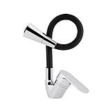 Змішувач для кухні Lidz Tani 008F3 з гнучким виливом (k40) LDTAN008F3BCR39484 Chrome/Black, фото 3