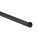 Змішувач для ванни Brinex Pure 005 з довгим поворотним виливом (з душовим гарнітуром) Graphite BRIPUR005GRP, фото 5