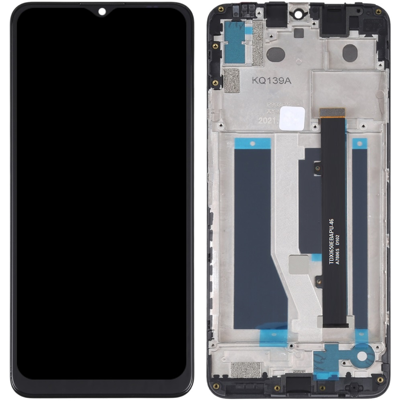 Дисплей ZTE Blade A71 у зборі із сенсором і рамкою black (оригінал завод)