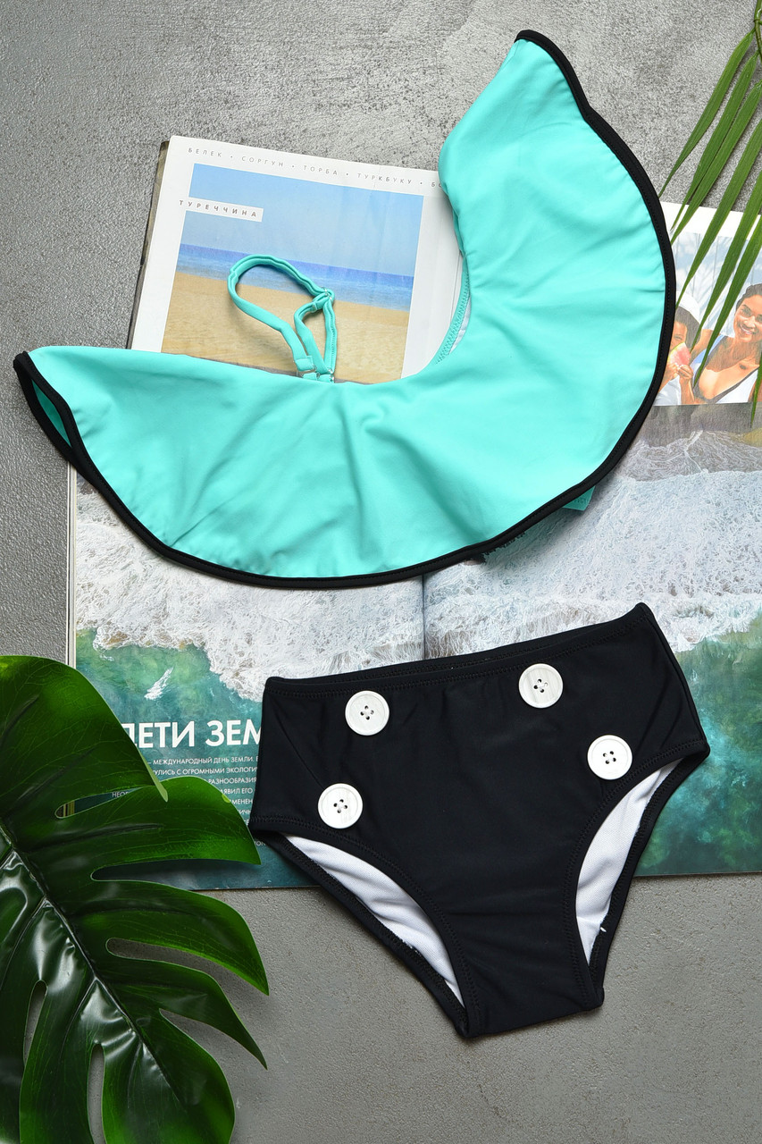 Купальник дитячий бірюзового кольору 200386M, фото 1