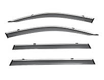 Дефлектори вікон к-т 4 шт з хромованим молдингом BMW X7 2019 - 2025 Wellvisors 3-847BM020