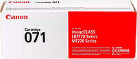 Картридж Canon 071 MF272dw/275dw/LBP122dw Black (1200 стор.)