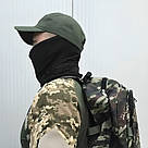 Тактичний бафф літній із затяжкою, Розмір Універсальний, Чорний / Чоловічий Шарф-труба / Баф шарф, фото 8