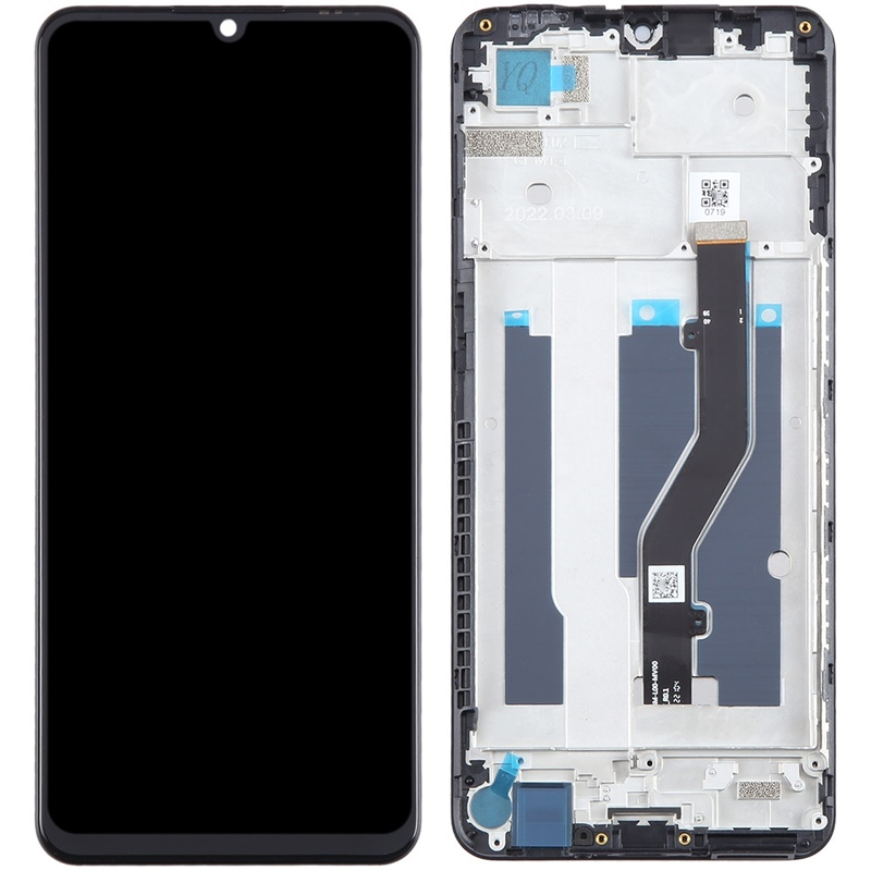 Дисплей ZTE Blade V40 Vita в зборі із сенсором і рамкою black