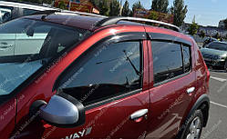 Вітровики вікон Рено Сандеро 1 (дефлектори бічних вікон Renault Sandero 1)