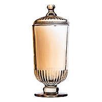 Конфетница с крышкой стеклянная Ø 10 см HP-YH-17 remont market