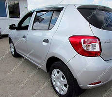 Вітровики вікон Рено Сандеро 2 (дефлектори бічних вікон Renault Sandero 2)