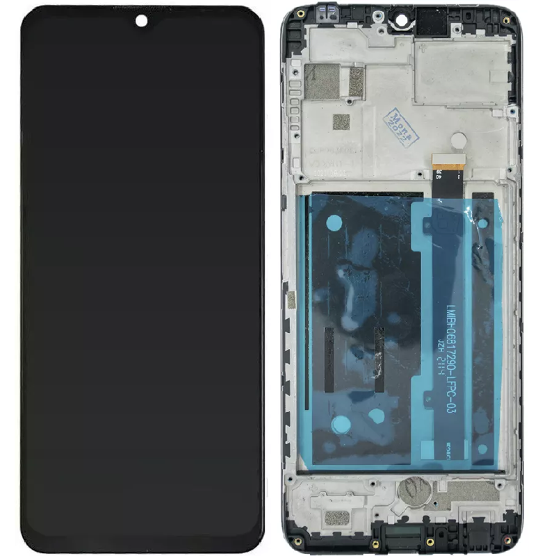 Дисплей ZTE Blade V30 Vita в зібраному вигляді із сенсором і рамкою black (оригінал завод)