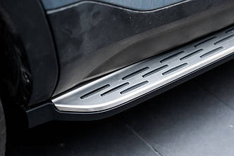 Бокові пороги (2 шт) для Volvo XC60 2017- рр від VLF комп.