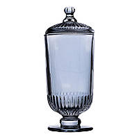 Конфетница с крышкой стеклянная Ø 10 см HP-YH-18 AUTO-LUXEN