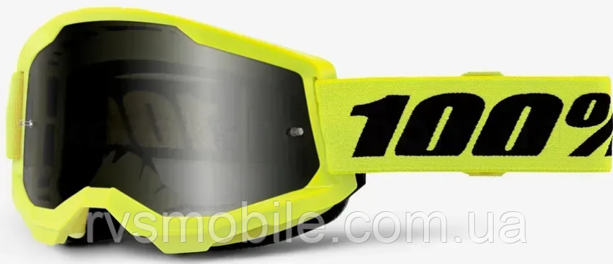 Маска кросова 100% STRATA Goggle II SAND Neon Yellow