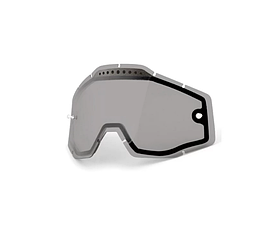 Лінза подвійна 100% RACECRAFT/ACCURI/ STRATA до 2021р Vented Dual Pane Lens Anti-Fog - Smoke