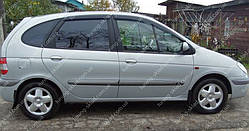 Вітровики вікон Рено Сеценік 1 (дефлектори бічних вікон Renault Scenic 1)