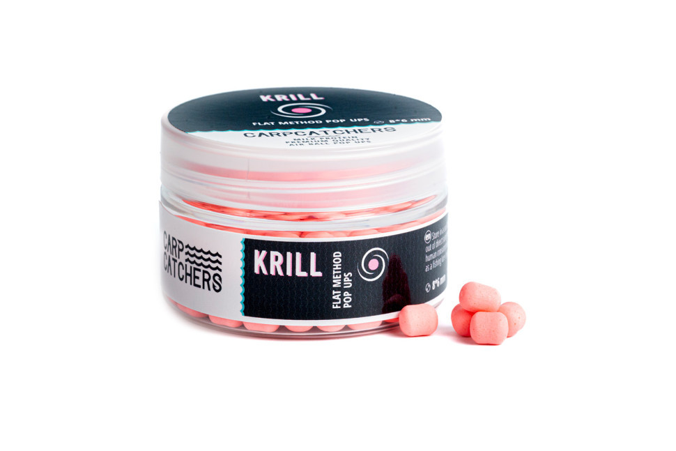 Бойли pop-up флотал Carp Catchers Krill 8х6 mm