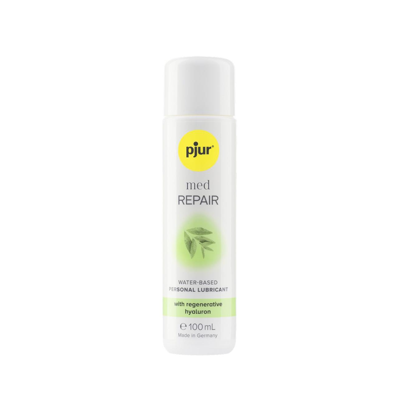 Лубрикант на водній основі pjur MED Repair glide 100 мл з регенерувальним гіалуроном для сухої шкіри 18+